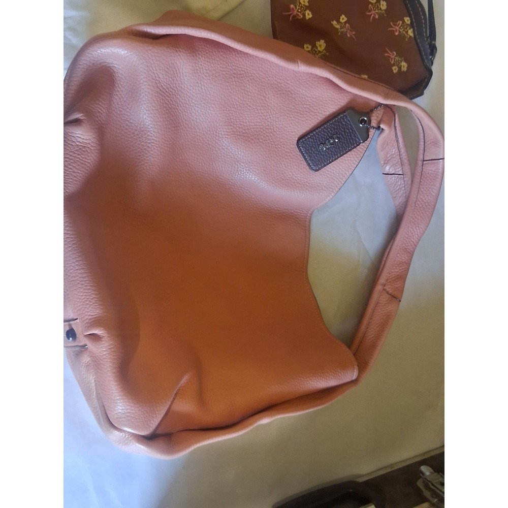 COACH 1941 BANDIT HOBO 39 Glovetanned Pebble Leather Handbag MELON 86760